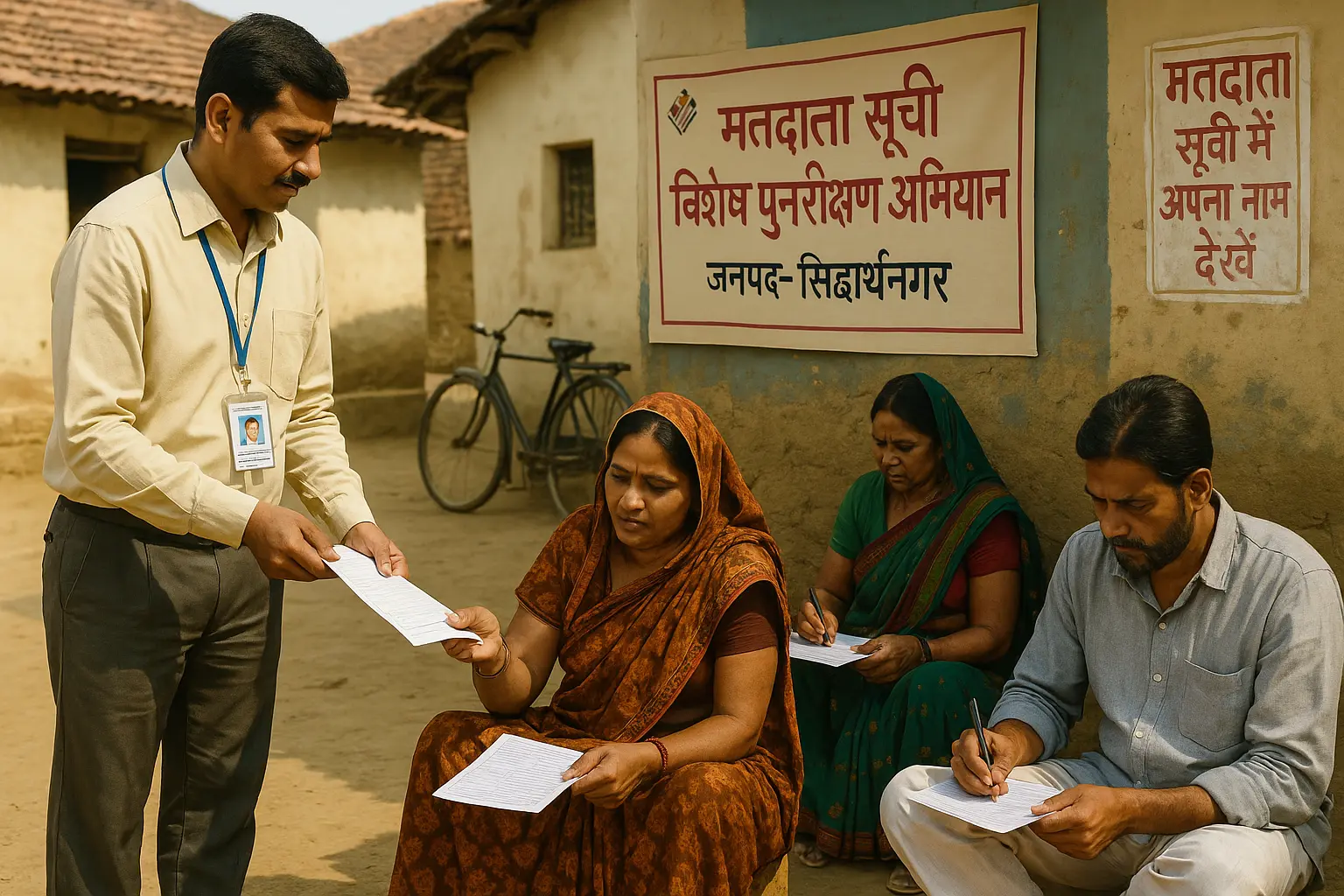 सिद्धार्थनगर में मतदाता सूची का विशेष प्रगाढ़ पुनरीक्षण (SIR) शुरू, जानें पूरी प्रक्रिया