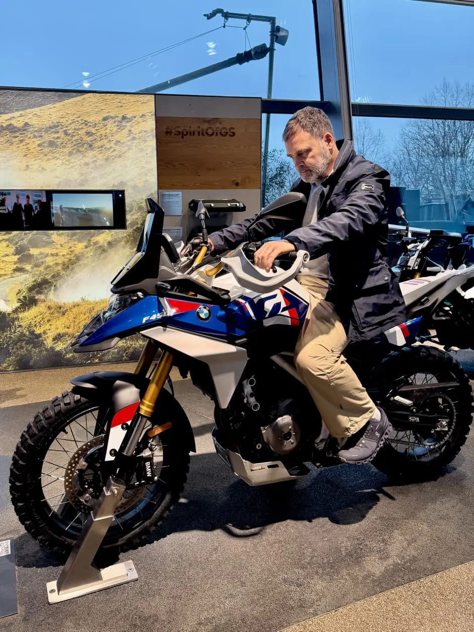 BMW–TVS साझेदारी का जिक्र, भारत की इंजीनियरिंग पर क्या कहा राहुल गांधी ने ?